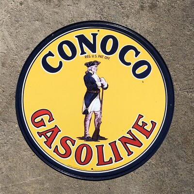 Conoco Gasoline Oil Sign