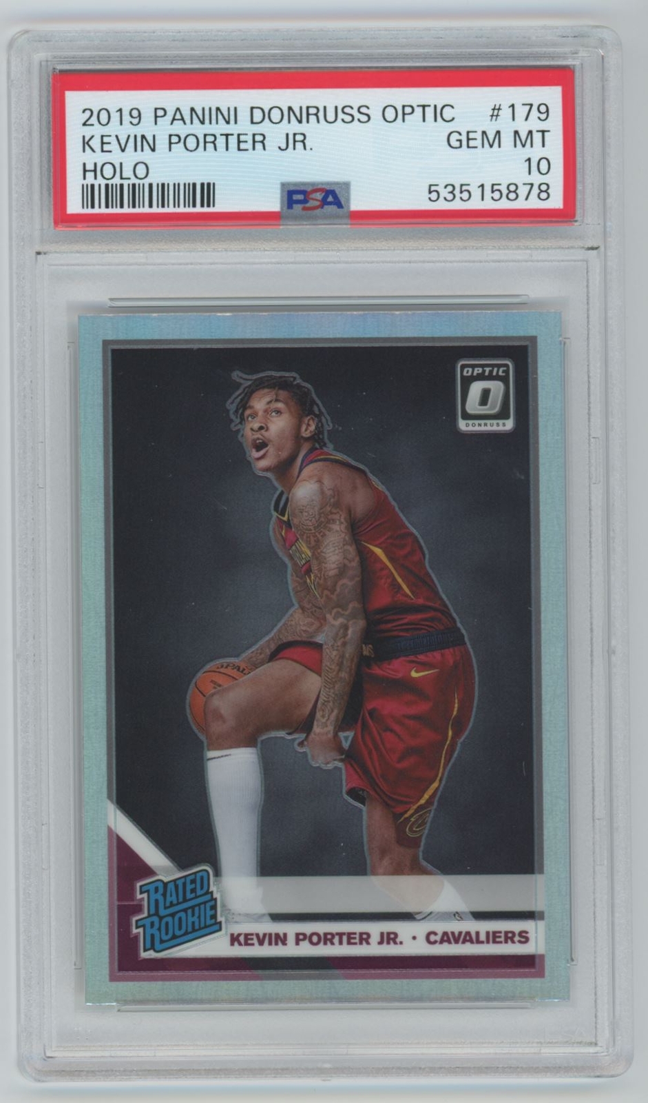 2019-20 Donruss Optic Kevin Porter Jr. Holo Rookie PSA 10 Cleveland Cavaliers