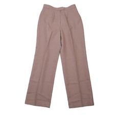 Vintage 70s Sears taupe brown high rise straight leg pants 28"