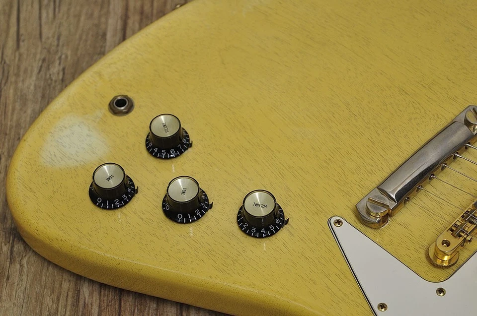 Gibson Custom Shop Non Reverse Firebird VII TV White Gold Hardware USA 2008 - Bild 4 von 4