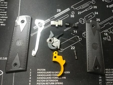 Ruger 22/45 Mark 4 MK IV Gold Trigger Disconnector Hammer Grips Catch Spring Lot
