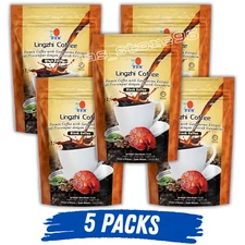 5 Packs DXN Lingzhi Black Coffee Ganoderma Reishi Instant Classic Cafe