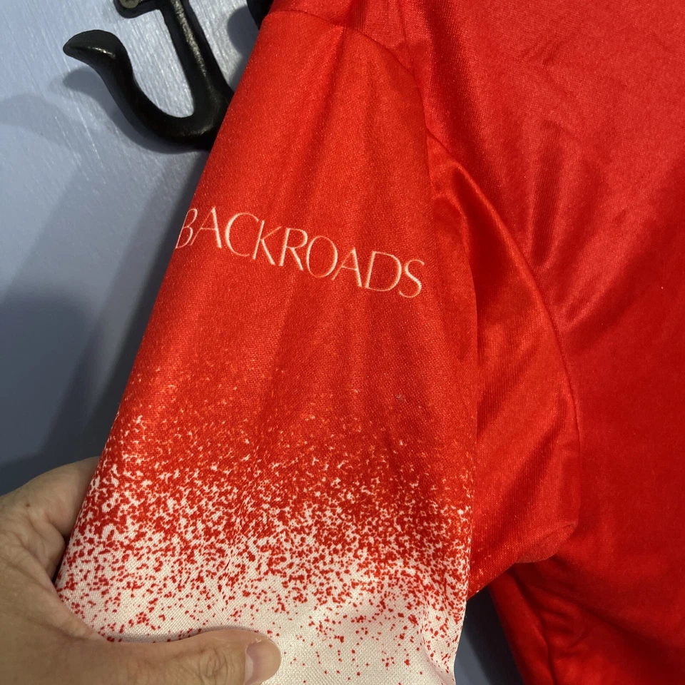 Camisa Pace Sportswear Backroads Bicicleta Touring Roja y Blanca Talla XL Foto 3 de 4