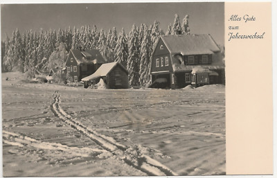 98/425 AK JAHRESWECHSEL -  FOTO WIEßNER BERLIN DDR 1961 - WINTERLANDSCHAFT 
