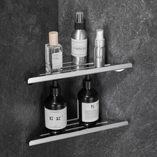 304 Stainless Steel Triangular Rack Bathroom Storage for Shampoo Cosmetic Basket
