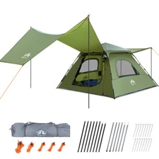 Tent For 3 Person Is Waterproof And Windproof Camping Tent Backpacking Tents US
