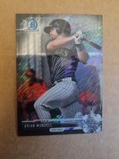 2017 Bowman Chrome Minis - Prospects Black Shimmer #BCP86 Brian Mundell /100