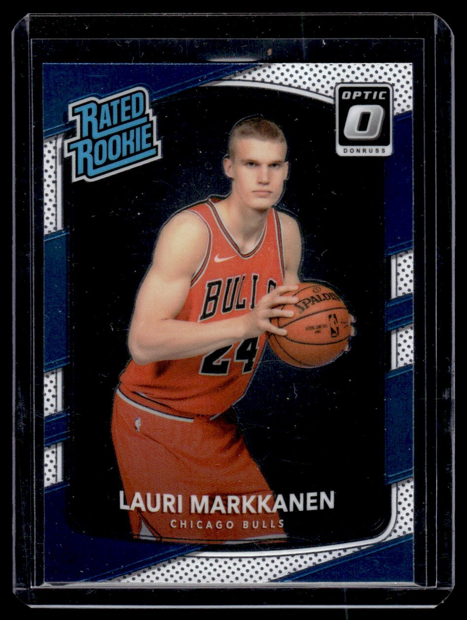 LAURI MARKKANEN 2017-18 DONRUSS OPTIC RATED ROOKIE #159 RC
