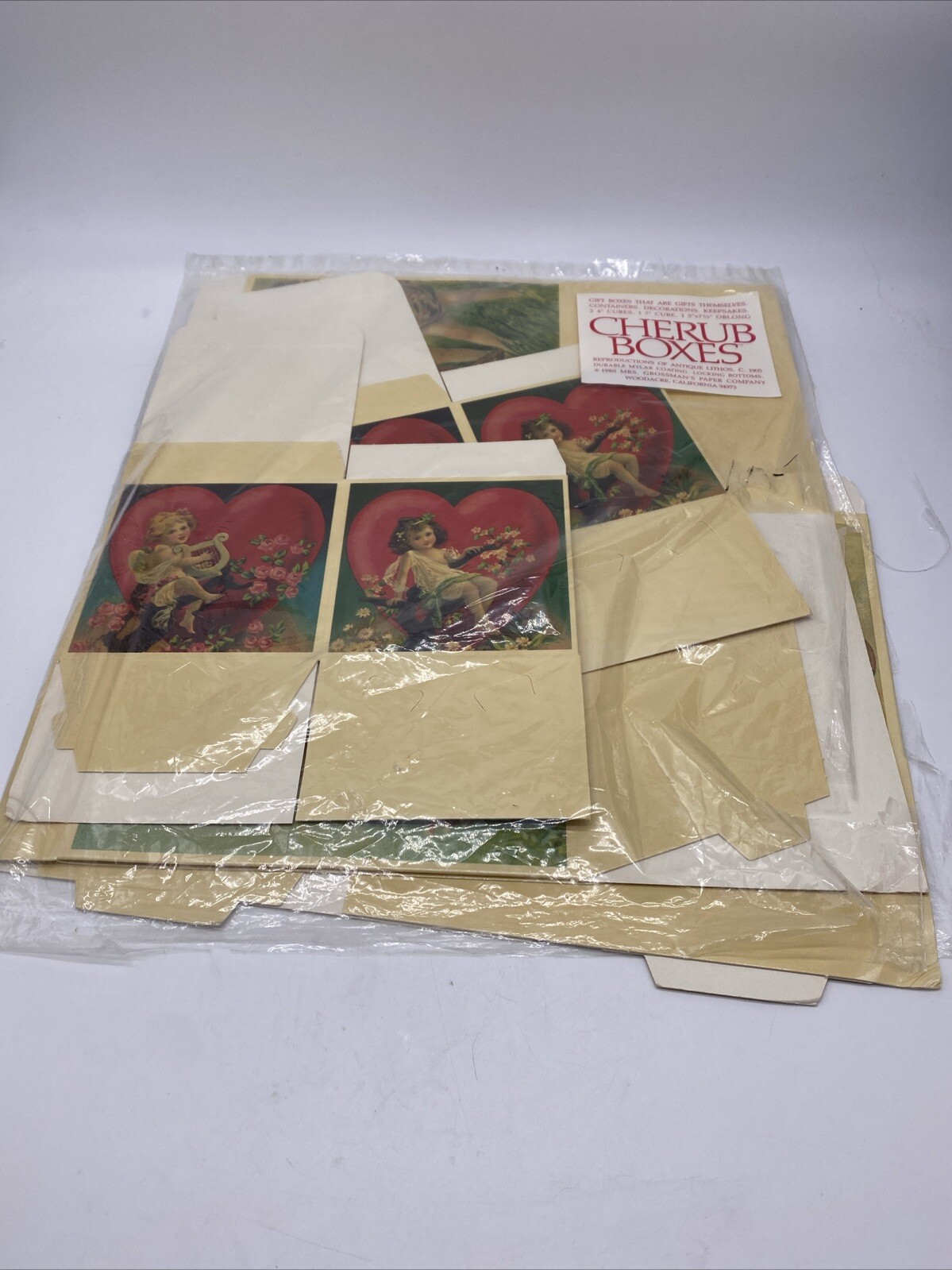 Mrs.Grossman’s Paper Company Cherub Boxes Set Of 4 NIP Valentine’s Gift Boxes