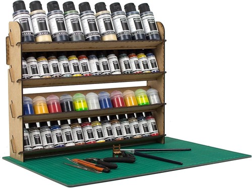Paint Rack for Model Paints. Hobby Craft Citadel Vallejo Tamiya Army Wa - Picture 5 of 9