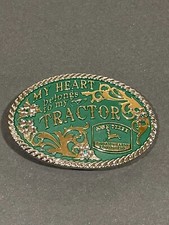 John Deere My Heart Belongs To My Tractor Belt Buckle