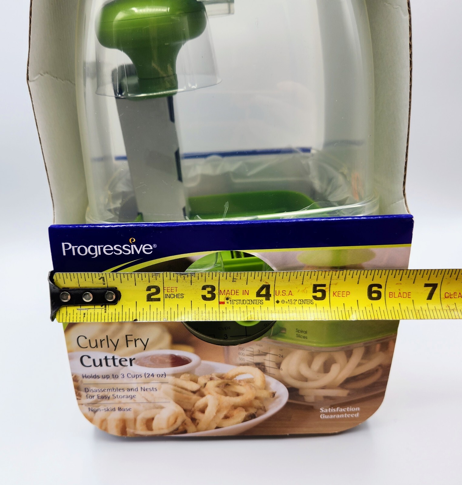 Progressive International Curly Fry Fruit Vegetable Spiral Slicer