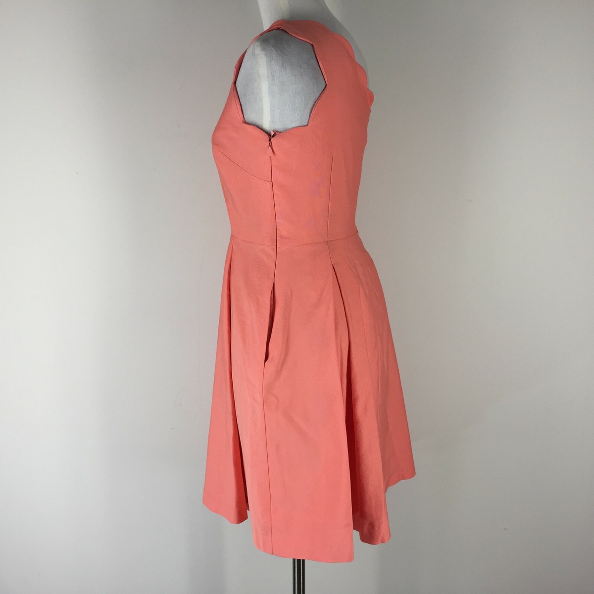 Weddington Way 8 Coral Peach One Shoulder dress Cocktail Formal Evening |  eBay