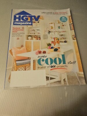 2021 January/February, HGTV Magazine, Make Cool Stuff, A Year Of DIY Projects 