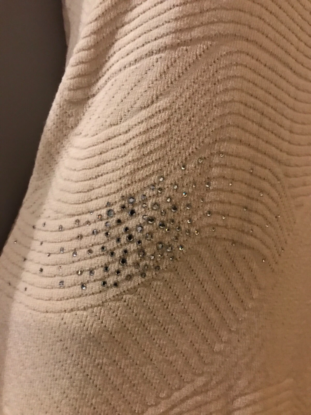 OFF WHITE Abito donna in maglia Gai Mattiolo bianco sporco taglia S