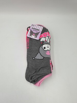 Hello Kitty Kuromi No-Shows Socken 5 Paar Pack USA Import KOSTENLOSER VERSAND