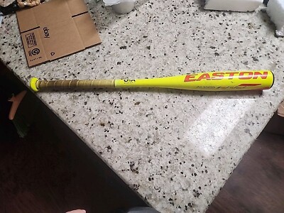 Batte Baseball Easton Rival YSB19RIV10 - 28 Pouces, 18 Oz, Jaune, Jeune