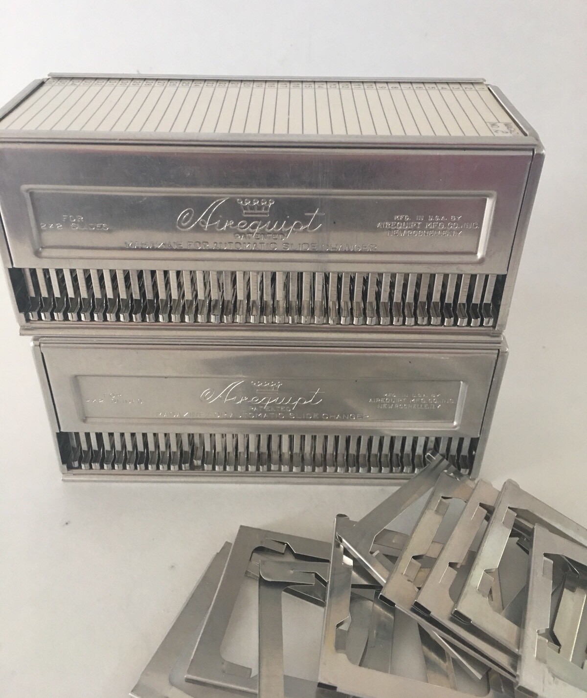 Airequipt Magazine Automatic Slide Changer Metal 2x2 Slides Vintage eBay