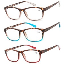 Reading Glasses 3 Pair Great Value Stylish Readers Fashion Men and Women...