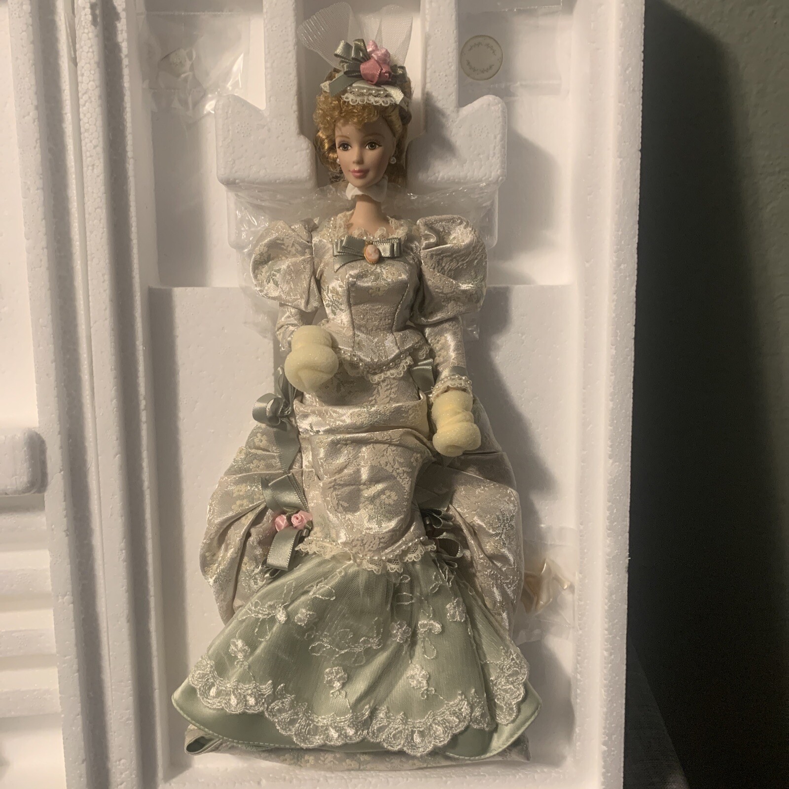 Vintage 1998 Mint Memories Barbie Doll Victorian Tea Porcelain Collection
