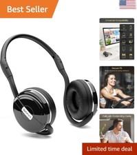 Bluetooth Headphones - 30 Hours Playtime - Built-in Mic - Plush Comfortable