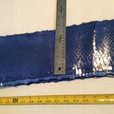 Genuine Snake Skin, cobalt blue Skin, Real snake, COMMON GARTER SNAKE