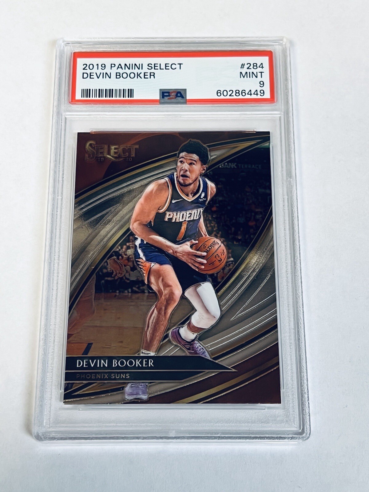 2019 Panini Select Devin Booker #284 Courtside SP PSA 9 Mint