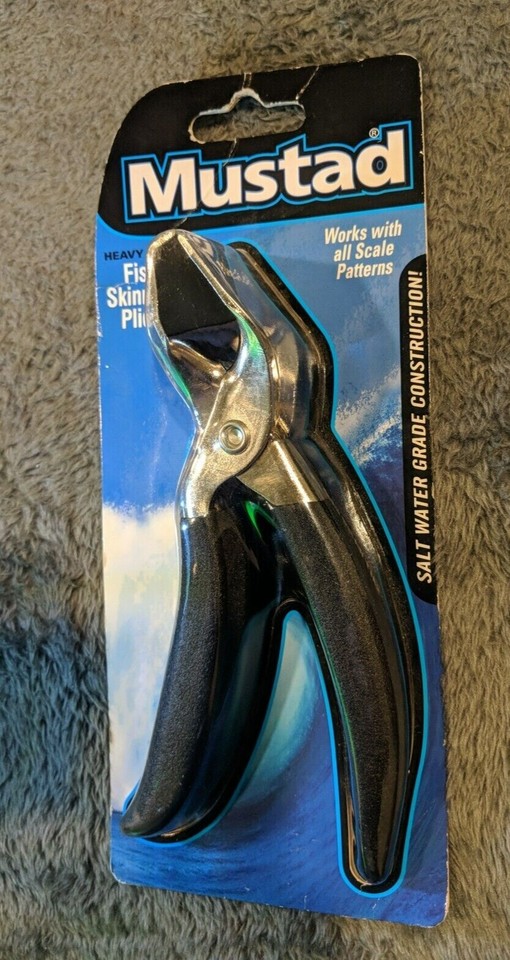 Mustad Catfish Skinning Pliers Fishing, Salt Water Grade Construction