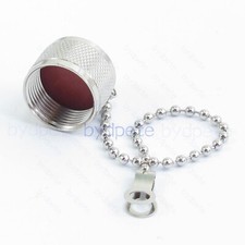 N Cover Dust Cap silver color Chain for N female UHF SO239 connector 50ohm Coax