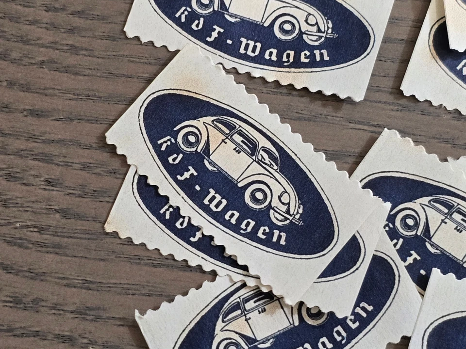 TERCER Reich kdf vw volkswagen auto coche Lote de sellos alemán nazi Segunda Guerra Mundial Segunda Guerra Mundial 10 piezas Foto 4 de 4