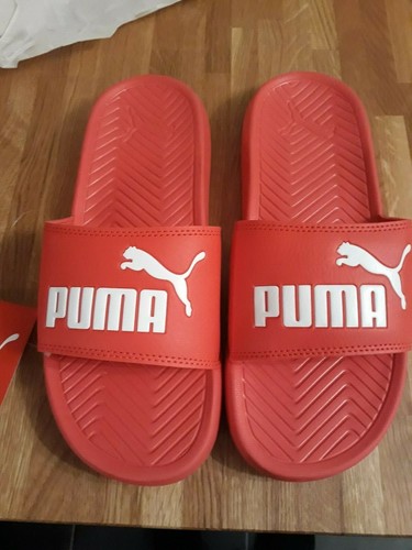 PUMA POPCAT SLIDES / SLIDERS – PINK (HIBISCUS) – SIZE 5 – BRAND NEW IN BOX - Picture 6 of 12