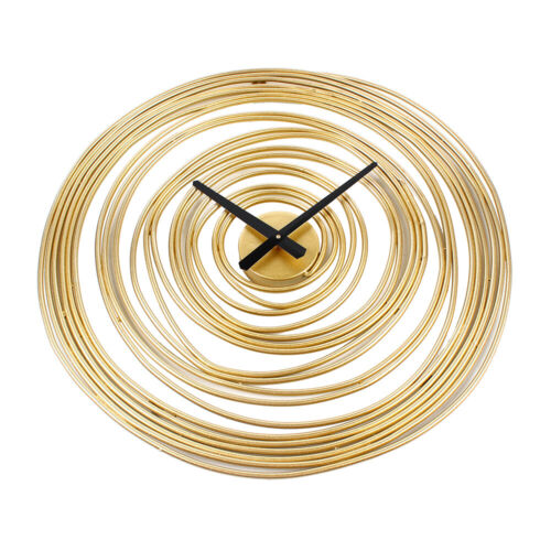 Large Metal Wall Mount Clock Modern Office Home Shop Art Decor Silent Movement - Picture 13 of 17