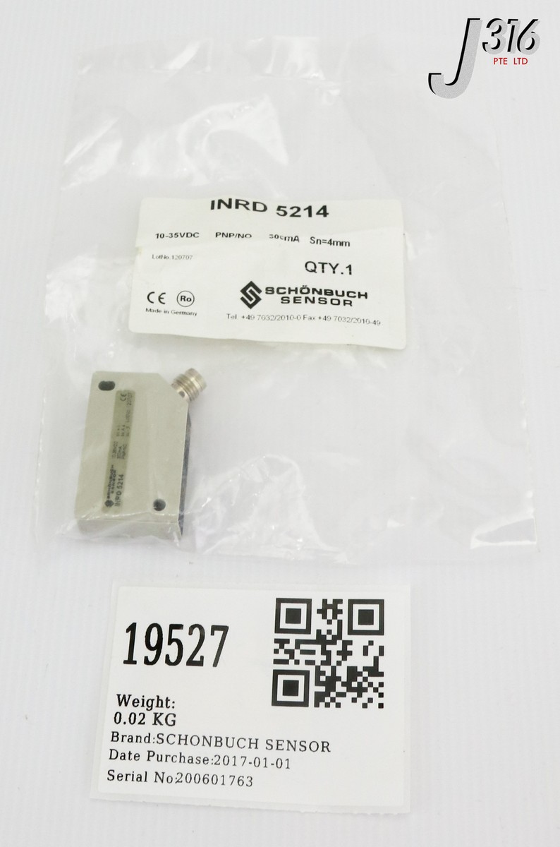 コントローラー 19527 SCHONBUCH SENSOR INDUCTIVE PROXIMITY SENSOR (NEW) INRD 5214