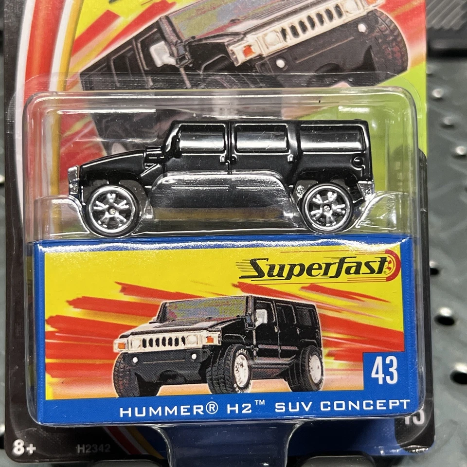 2004 Matchbox Superfast Hummer H2 SUV Concept #43 Black LE 1 of 15,000 - Image 2 of 4
