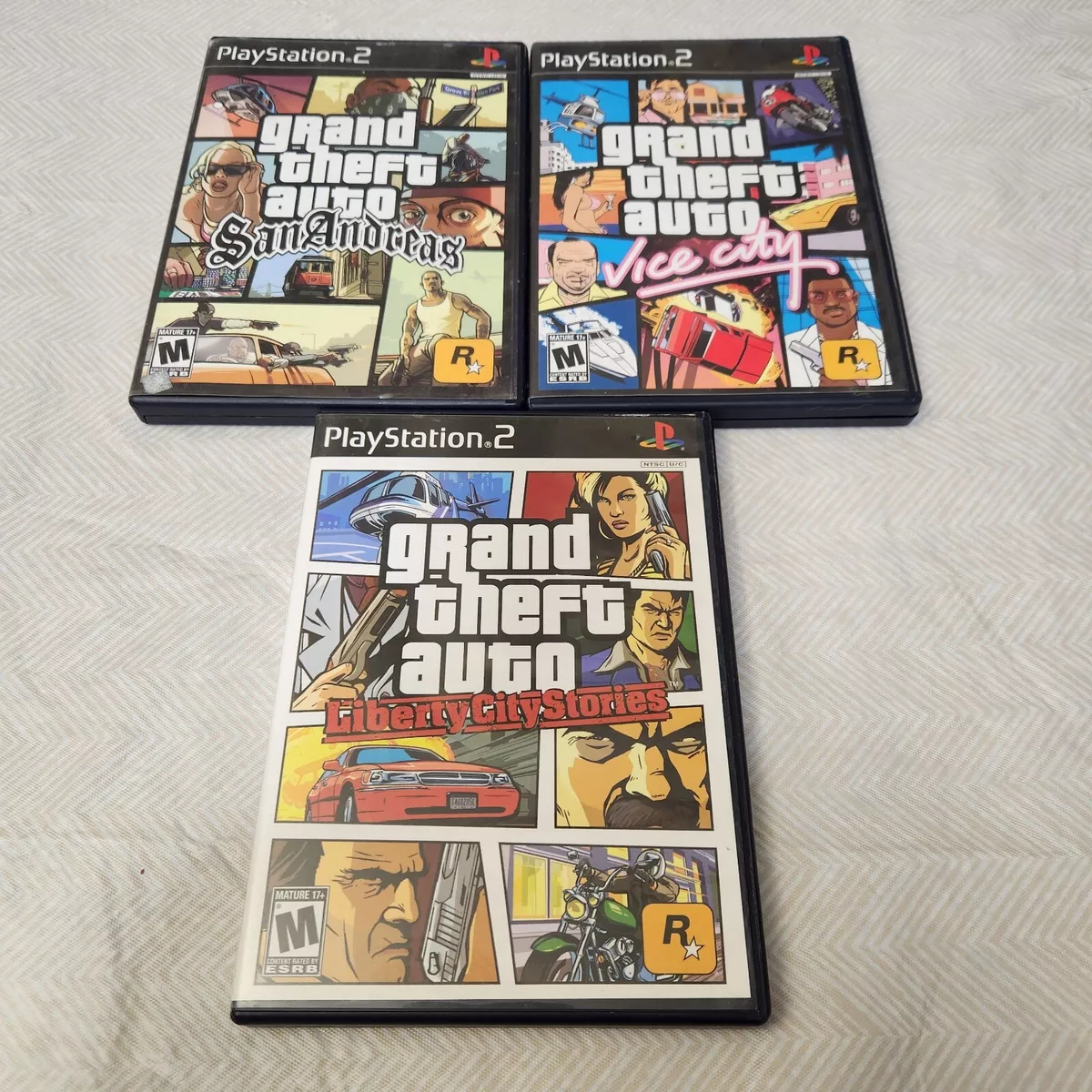 Lot of PS2 Playstation 2 Games Grand Theft Auto Vice City, GTA San