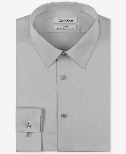 Slim Fit Men Dress Shirt Non-iron 