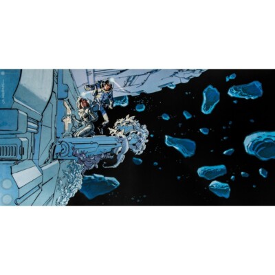 Poster Plakat Offset Valérian Mézières, L'espace (50x25cm)