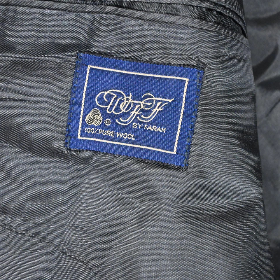 De Colección Hecho en EE. UU. 44L Gris Espiga Tweed Lana Hombres Blazer Traje Chaqueta Abrigo Deportivo Foto 4 de 4