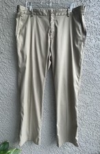 Nike Men  s Golf Dri-Fit Performance Tan Flat Casual Stretch Pants 38x34 178