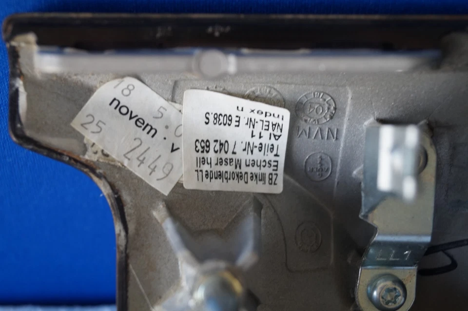 ✅2006-08 BMW 750i 750Li 760i 760Li tablero izquierdo bisel de madera grano con ventilación de aire acondicionado OEM Foto 3 de 4