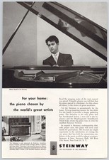 Steinway Piano William Kapell Classical Pianino New York 1951 Print Ad