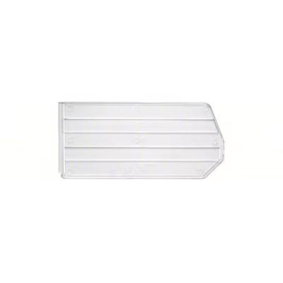 Quantum Storage Systems Dus240/250Cl Plastic Bin Divider, Clear, 14 In L, 6 In