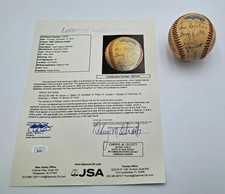 1986 California Angels Signed x28 Baseball ~ JSA - Don Sutton, Wally Joyner ++