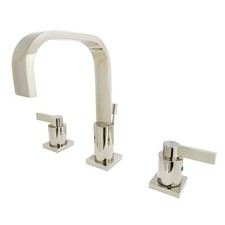 Kingston Brass FSC896.NDL NuvoFusion 1.2 GPM Widespread Bathroom - Nickel