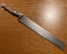 Rare Chicago Cutlery Legacy Forged 8” Bread Knife T5Mov Made In The USA