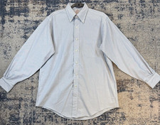 Brooks Brothers dress shirt size 16 neck 33 sleeve pre-owned excellent blue