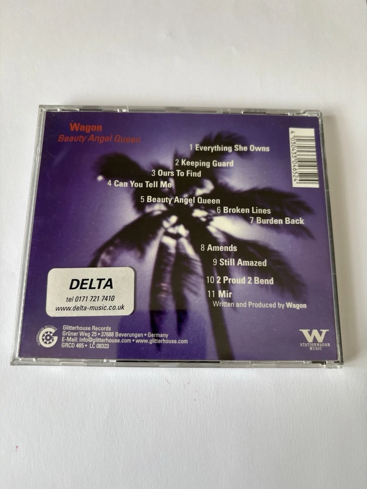 Wagon - Beauty Angel Queen (CD Album ) Promo Copy 11 Tracks Glitterhouse Records Foto 2 de 4