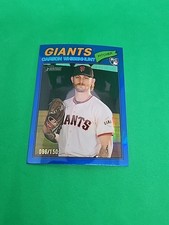 2026 Topps Heritage Carson Whisenhunt #79 RC Blue Refractor/150 SF Giants ⚾️