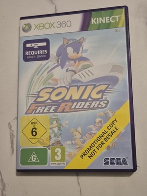 SONIC FREE RIDERS Microsoft Xbox 360 Spiel Werbekopie