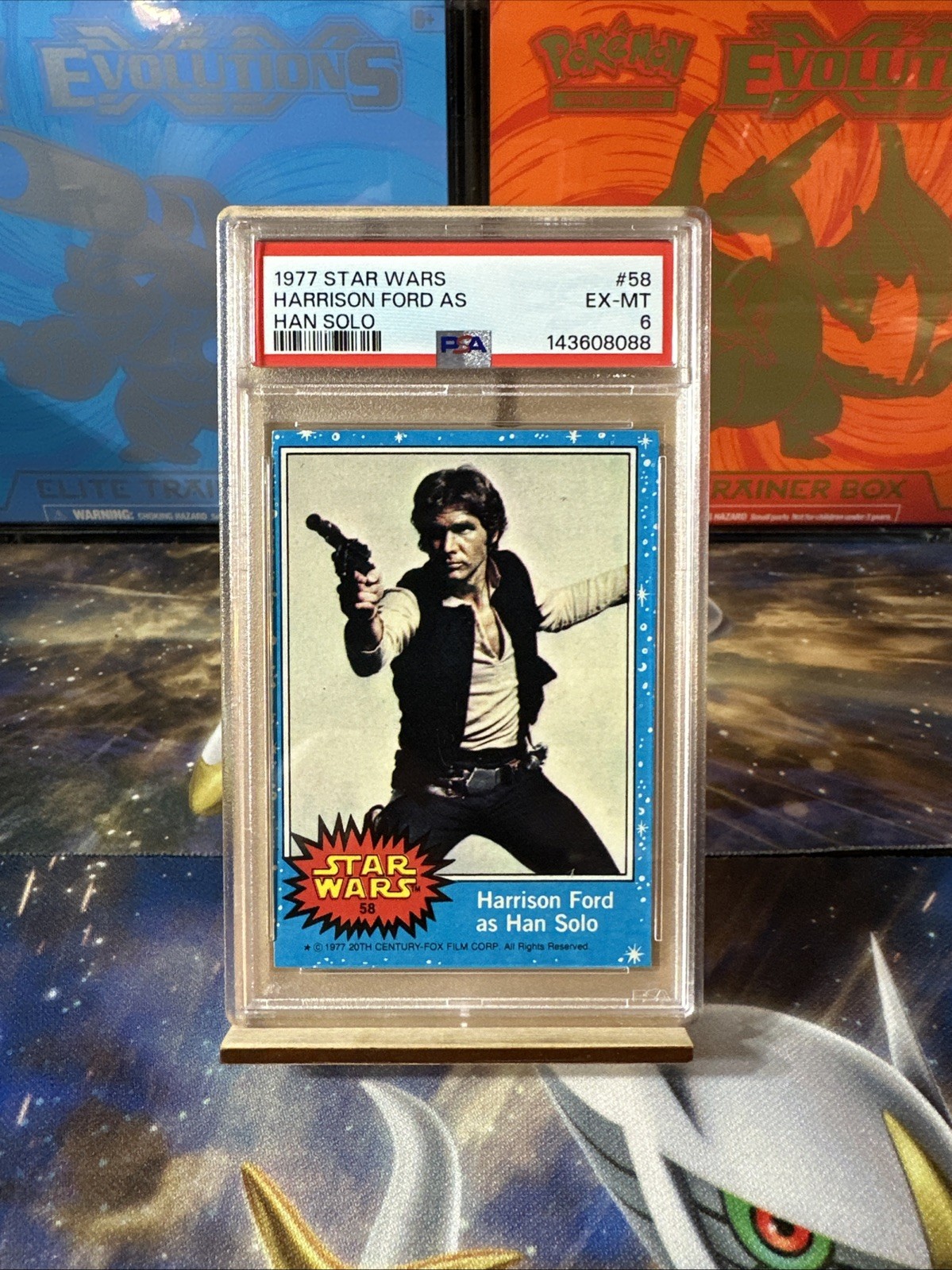 Harrison Ford As Han Solo - 1977 Topps Star Wars #58 PSA 6